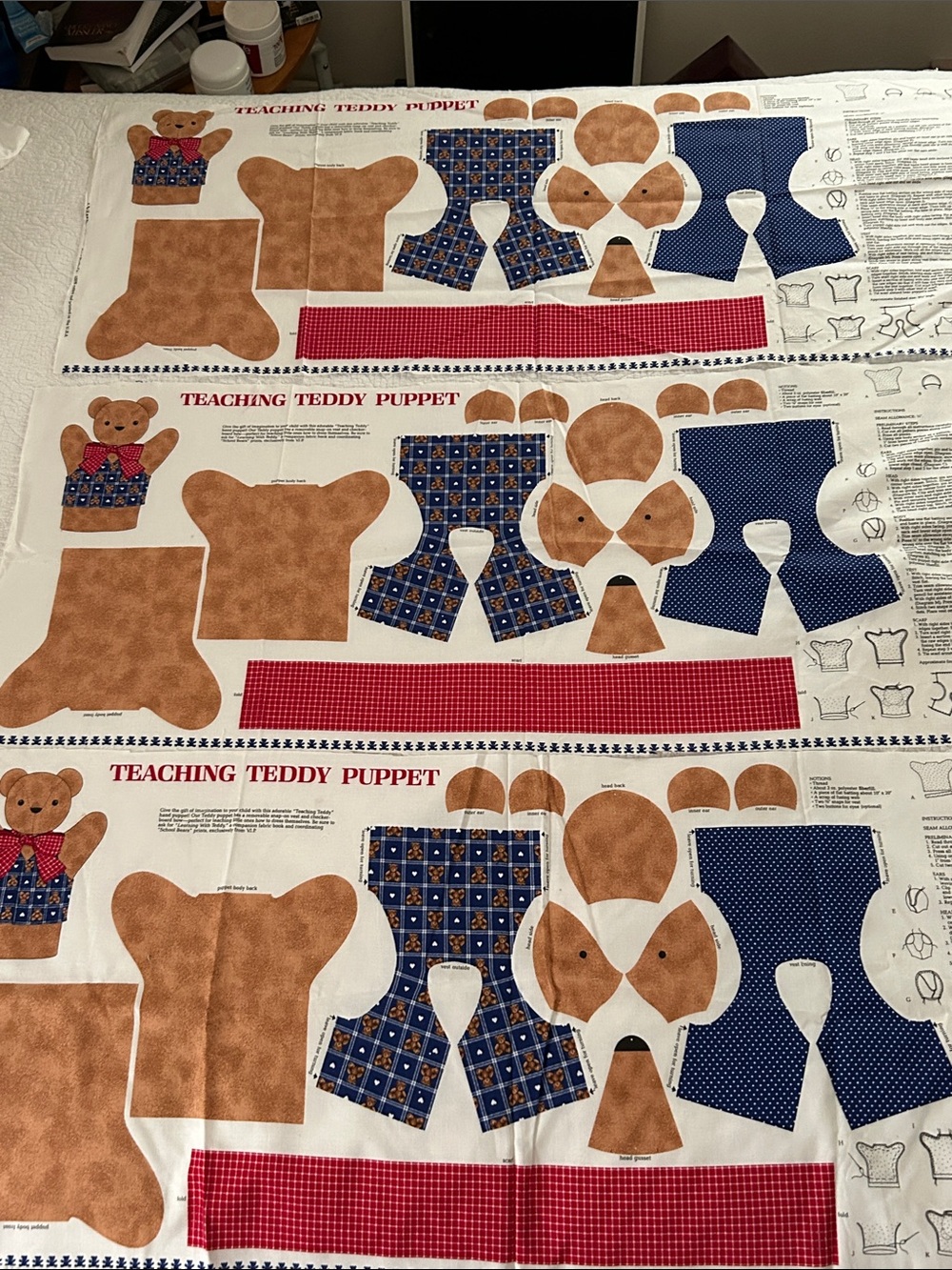 Teaching Teddy Puppet craft kits